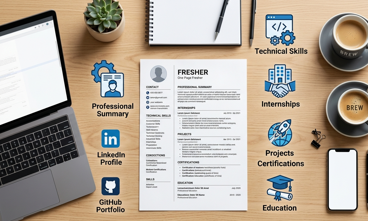 Best Resume Format for Freshers in 2026: A Step-by-Step Guide to Get Shortlisted