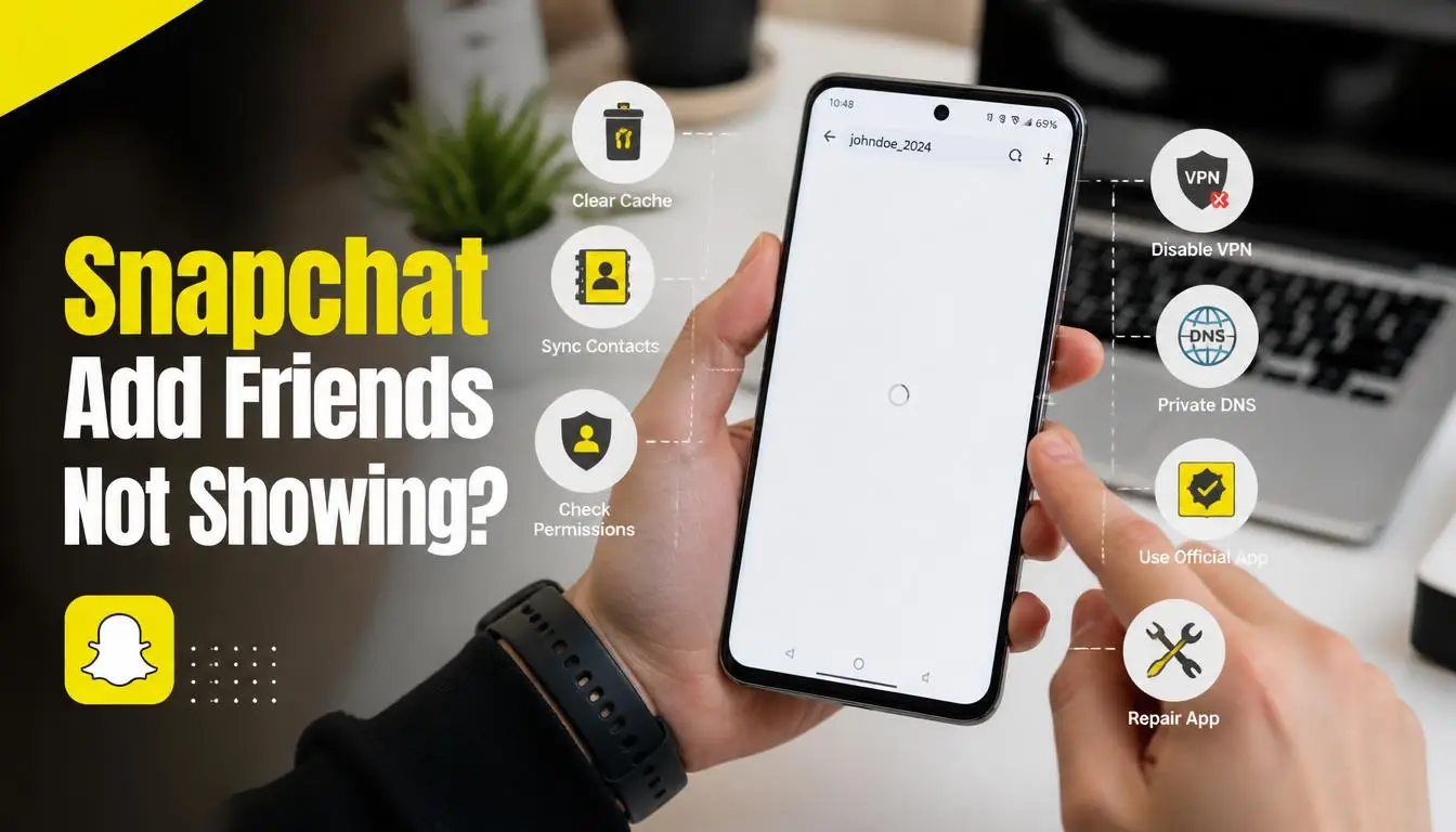 Snapchat Add Friends Not Showing How to Fix Snapchat Friends List Issue